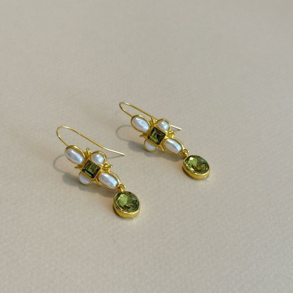 Crystal drop earrings M1008